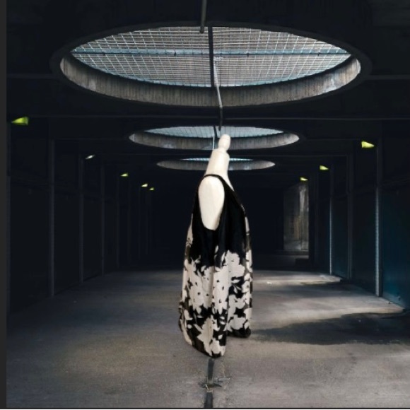 Midnight Velvet Black & White Sleeveless Dress - Size 1X - Picture 3 of 10